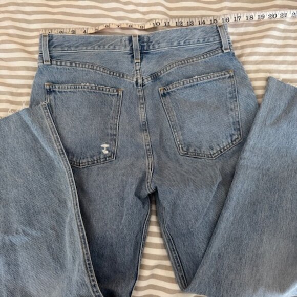 AGoldE 90s Pinch Waist Jeans 28 - Picture 1 of 9